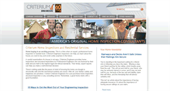 Desktop Screenshot of criteriumhomeinspection.com